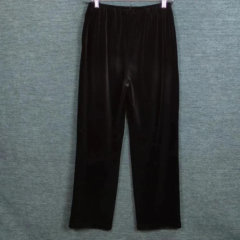 Black Velvet Pants Sag Harbor Petites - Picture 11 of 11